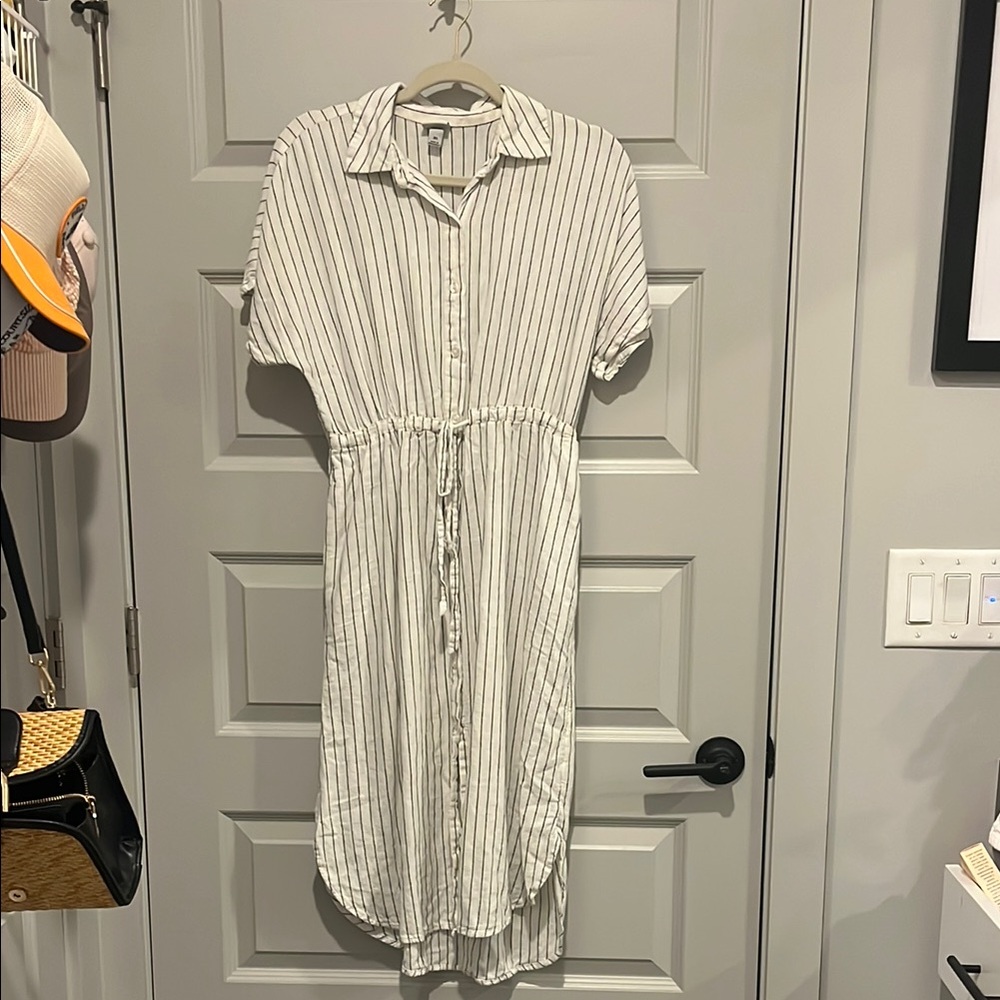 Striped shirt dress XS
